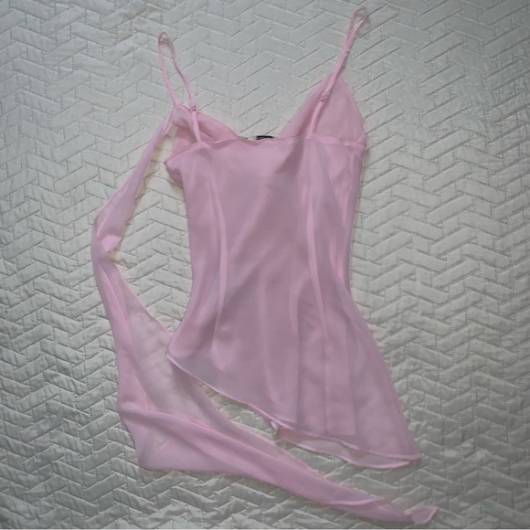 Insane Y2K asymmetric camisole - Picture 2 of 2